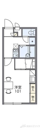 レオパレスBELISTA鳥飼の物件間取画像